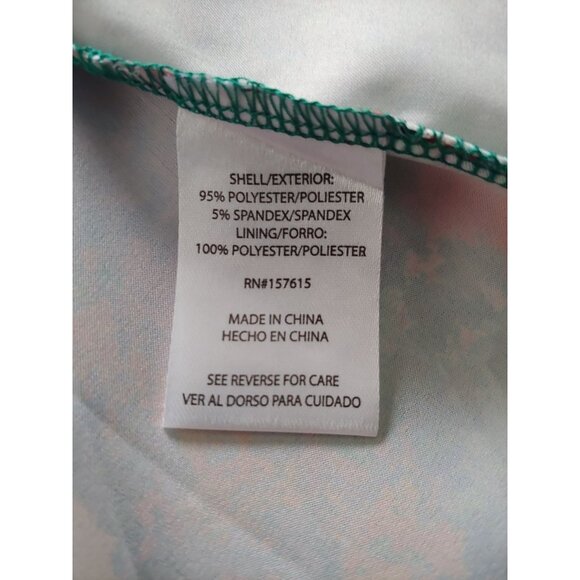 Nicole Miller Water Color Artsy Elegant Silky Sleeveless Maxi XS Whimsy - Picture 14 of 15